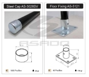 Chụp chân ống - Ke bắt sàn AS-3028SV/AS-5121-steel-cap-3028sv-floor-fixing-as-5121 copy